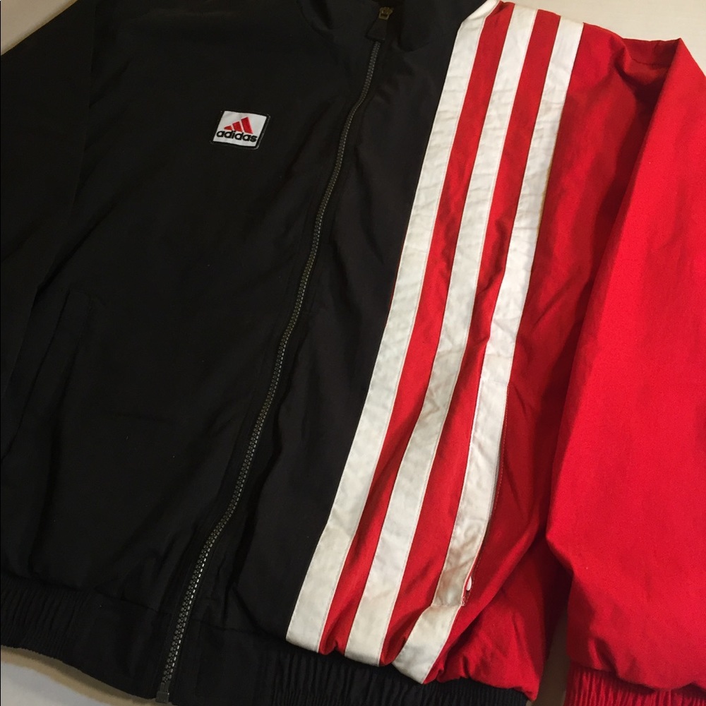 Vintage adidas Racing Jacket Sz S fits med